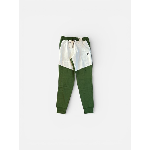 Nike Tech Fleece Joggers Green White Colorblock Mens Full Set (M) - Picture 7 of 9